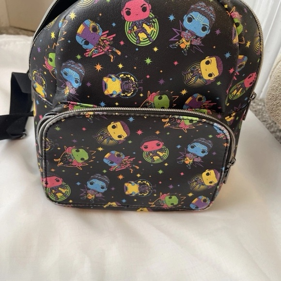 Funko Marvel Woman Neon Print 11.5" Mini Backpack (Target Exclusive) - Picture 1 of 8